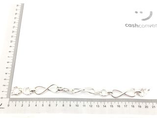 brazalete plata 925mm con circonita