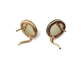 pendientes plata 925mm con piedra con circonita