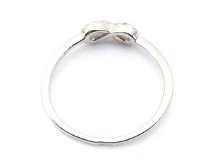 sortija plata 925mm con piedra con circonita