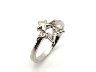 anillo plata 925mm con piedra con circonita