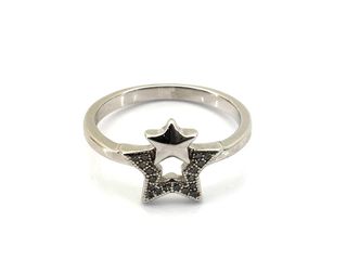 anillo plata 925mm con piedra con circonita