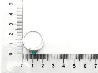 sortija plata 925mm con piedra con circonita