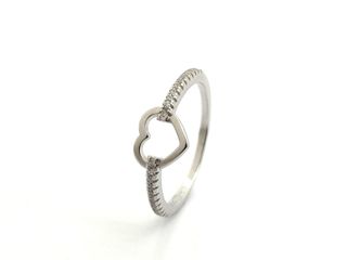 anillo plata 925mm con piedra con circonita