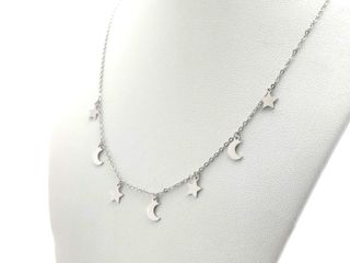 gargantilla plata 925mm con piedra con circonita 22cm