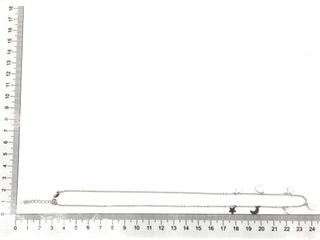 gargantilla plata 925mm con piedra con circonita 22cm