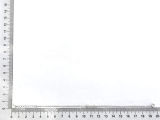 gargantilla plata 925mm con piedra con circonita 22cm