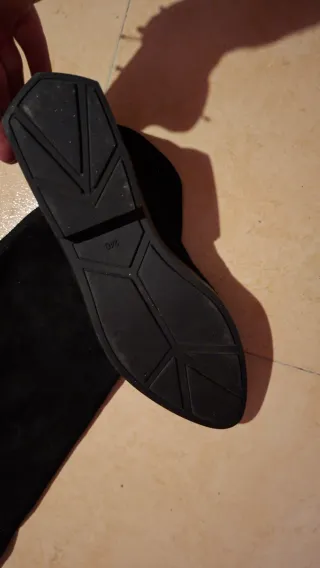 Botas altas de ante negro