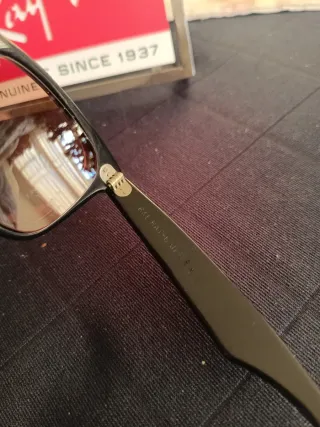 Gafas Ray-Ban Wayfarer Negro/Rosa vintage