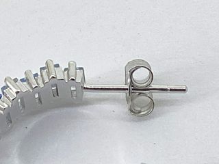 pendientes plata 925mm con piedra con circonita