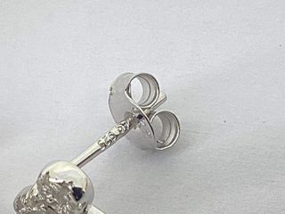 pendientes plata 925mm con piedra con circonita