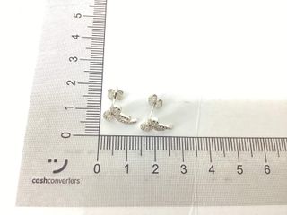 pendientes plata 925mm con piedra con circonita