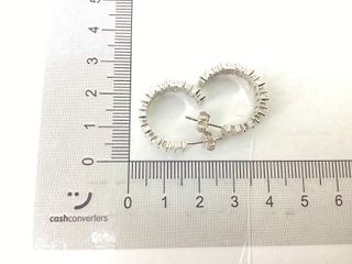 pendientes plata 925mm con piedra con circonita