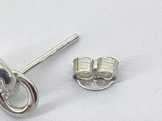 pendientes plata 925mm con piedra con circonita