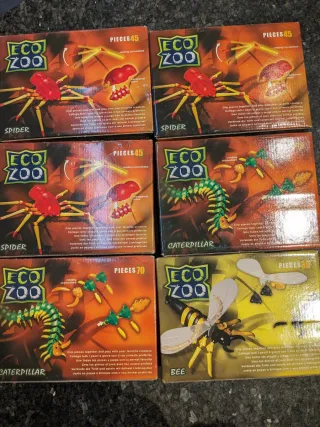 Lote 6 Giocattoli Eco Zoo Construcción