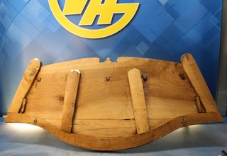 Perchero sombrerero de madera tallada. Rústico montaña.