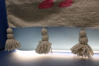 Tappeto, arazzo di lana per parete.