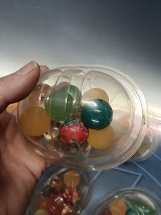 Pelotas, bolitas saltarine, da distributore di fiere, 8 pacchetti, giocattoli della nostra infanzia