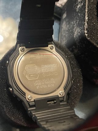 Casio G-Shock Negro y Azul GA-2100