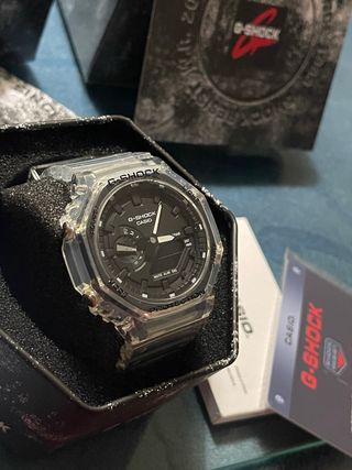 Casio G-Shock GA-2100 Transparente Negro
