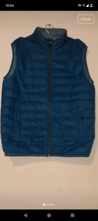 Gilet uomo blu taglia M
