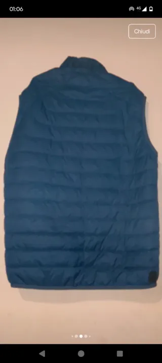 Gilet uomo blu taglia M