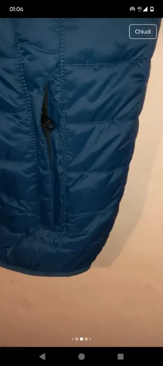 Gilet uomo blu taglia M