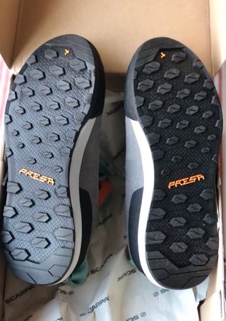 Zapatillas Scarpa Gecko gris azul mujer