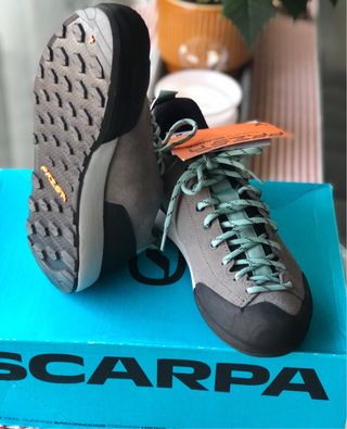 Zapatillas Scarpa Gecko gris azul mujer