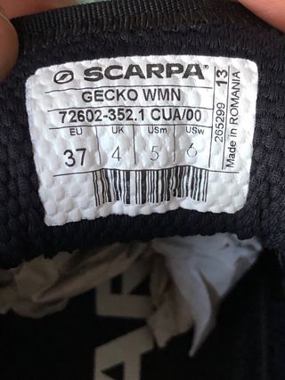 Zapatillas Scarpa Gecko gris azul mujer