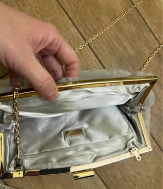 Carpisa borsetta pelo grigia catena oro