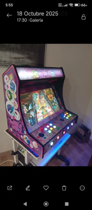 Recreativa artesana 2 jugadores Bubble Bobble