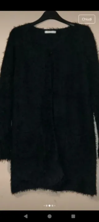 Cardigan nero taglia L/XL