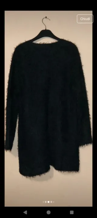 Cardigan nero taglia L/XL