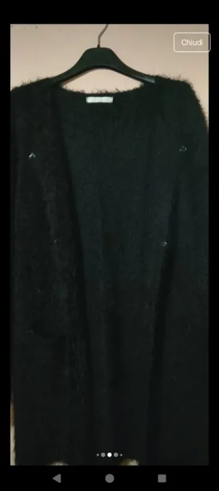 Cardigan nero taglia L/XL