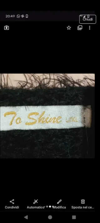 Cardigan nero taglia L/XL