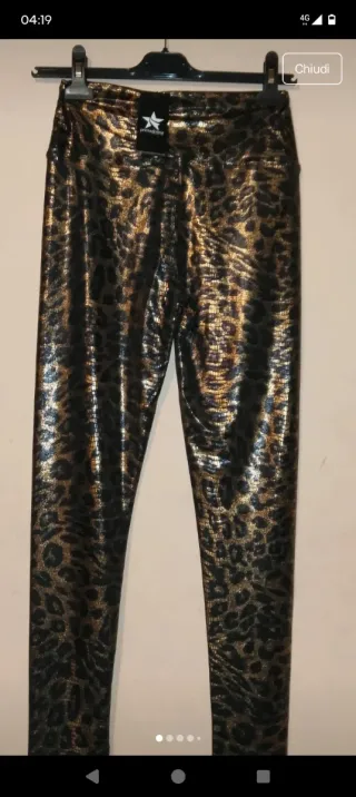 Leggings tg unica con cartellino