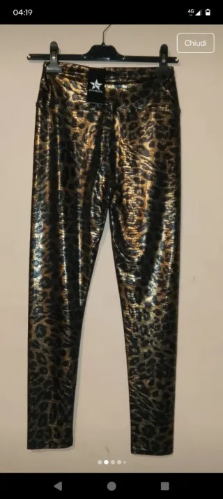 Leggings tg unica con cartellino