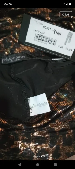 Leggings tg unica con cartellino