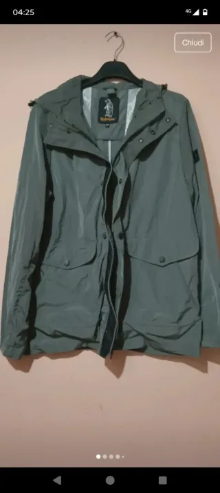 Giubbino Rains verde taglia M