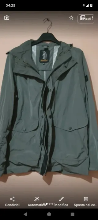 Giubbino Rains verde taglia M