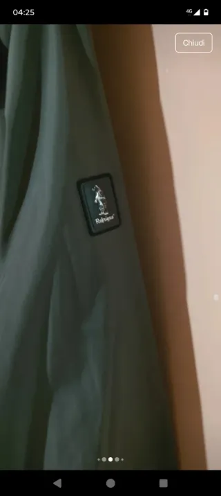 Giubbino Rains verde taglia M