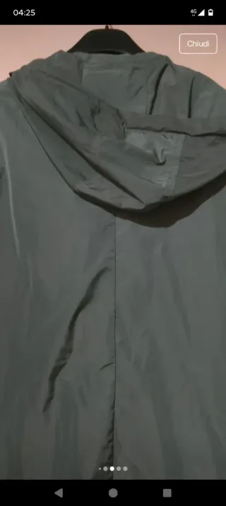 Giubbino Rains verde taglia M