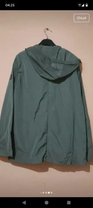 Giubbino Rains verde taglia M