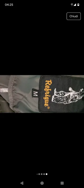 Giubbino Rains verde taglia M