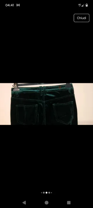 Pantaloni verdi taglia S
