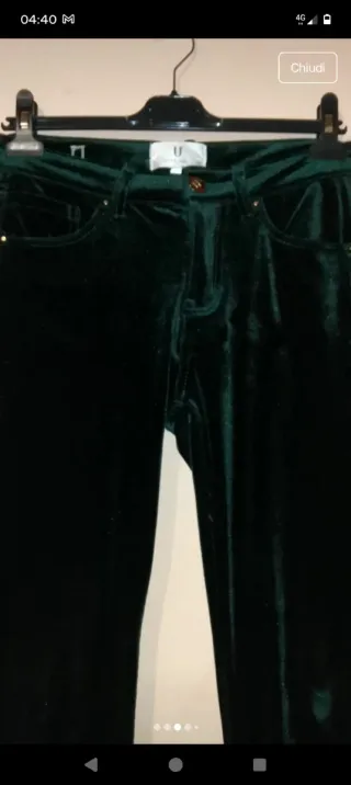 Pantaloni verdi taglia S