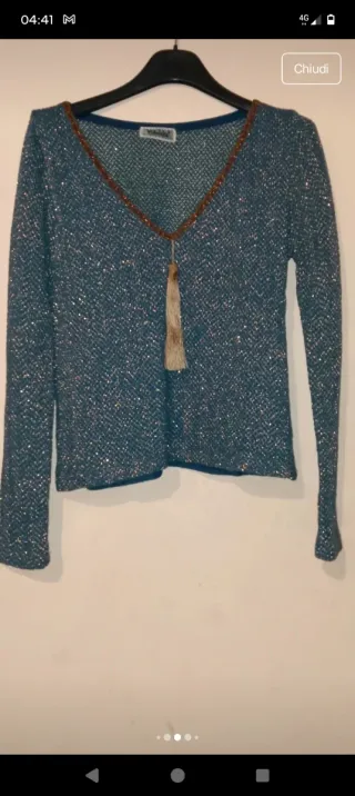 Maglia tg S con frange