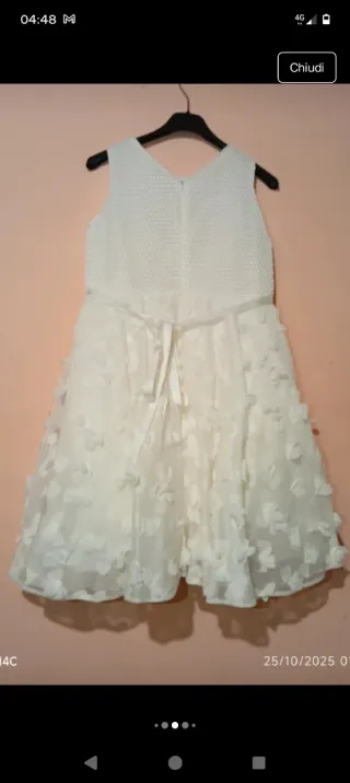 Abito cerimonia bimba tg 10