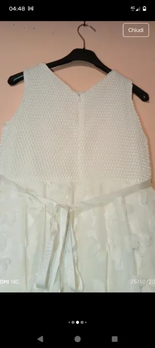 Abito cerimonia bimba tg 10