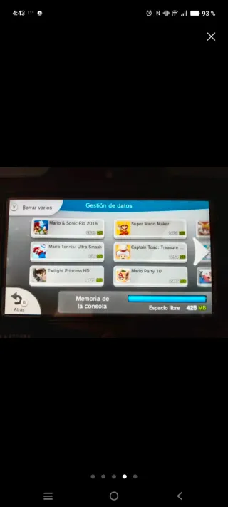 Consola Wii U Nera + giochi
